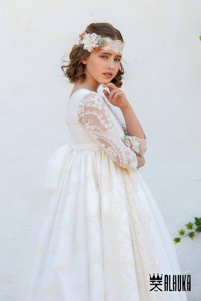 vestidos de comunion 2019 | Moda Infantil 100% española